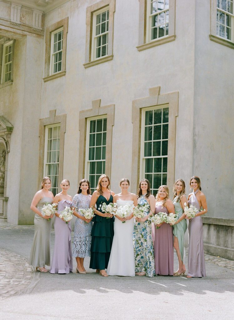 bride and bridesmaids