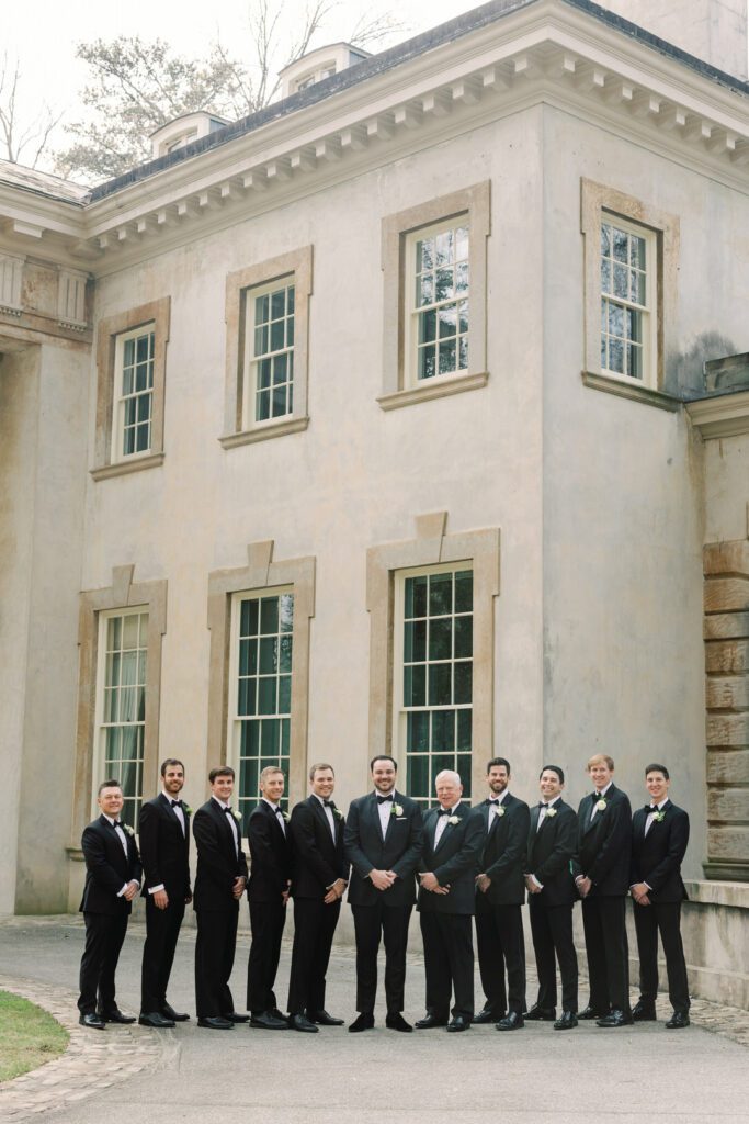 groom with groomsmen