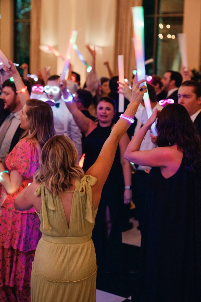 wedding reception dancing