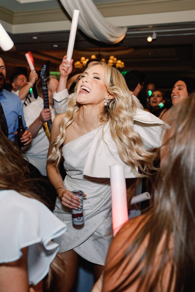 bride dancing at reception