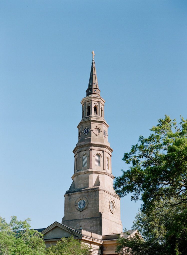 church steeple in Charleston