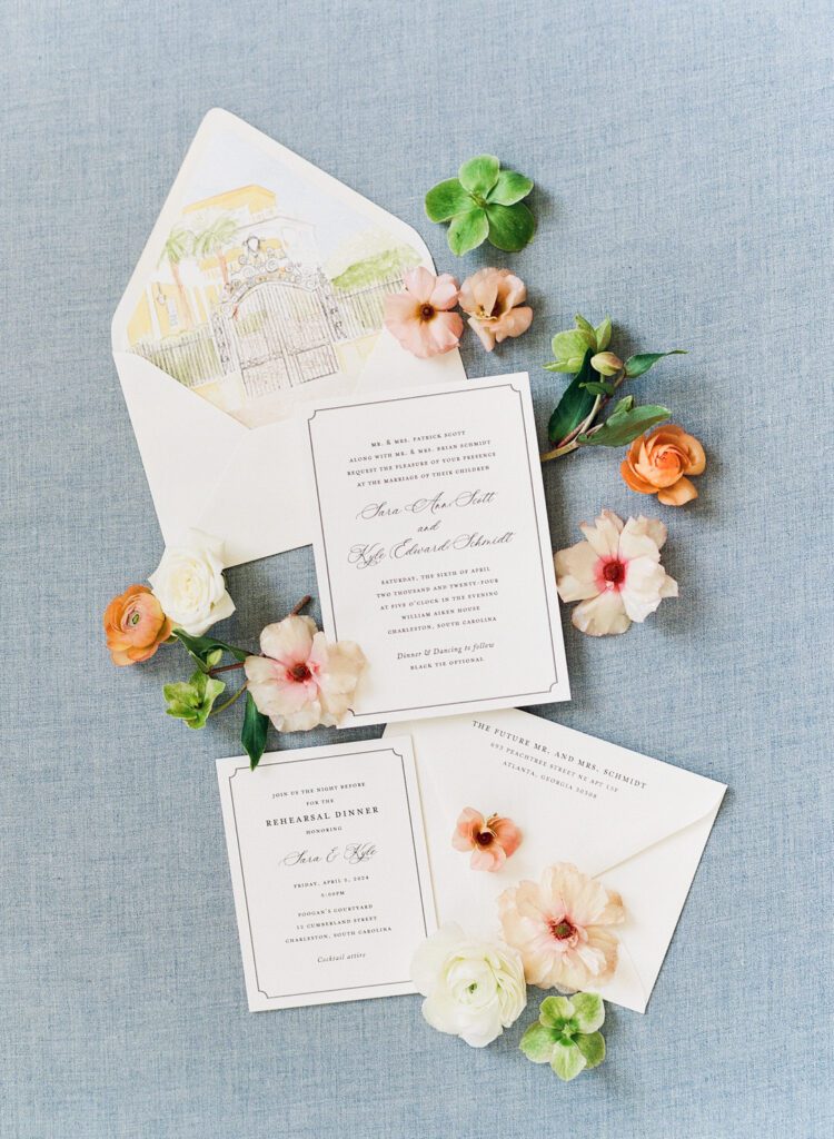 wedding invitation suite