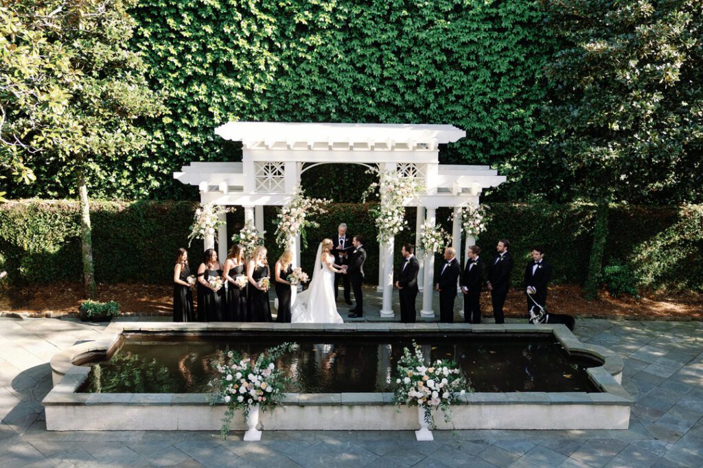 William Aiken House wedding ceremony