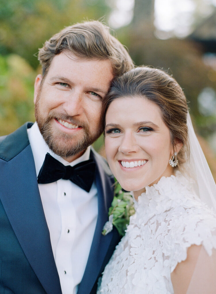 bride and groom portrait