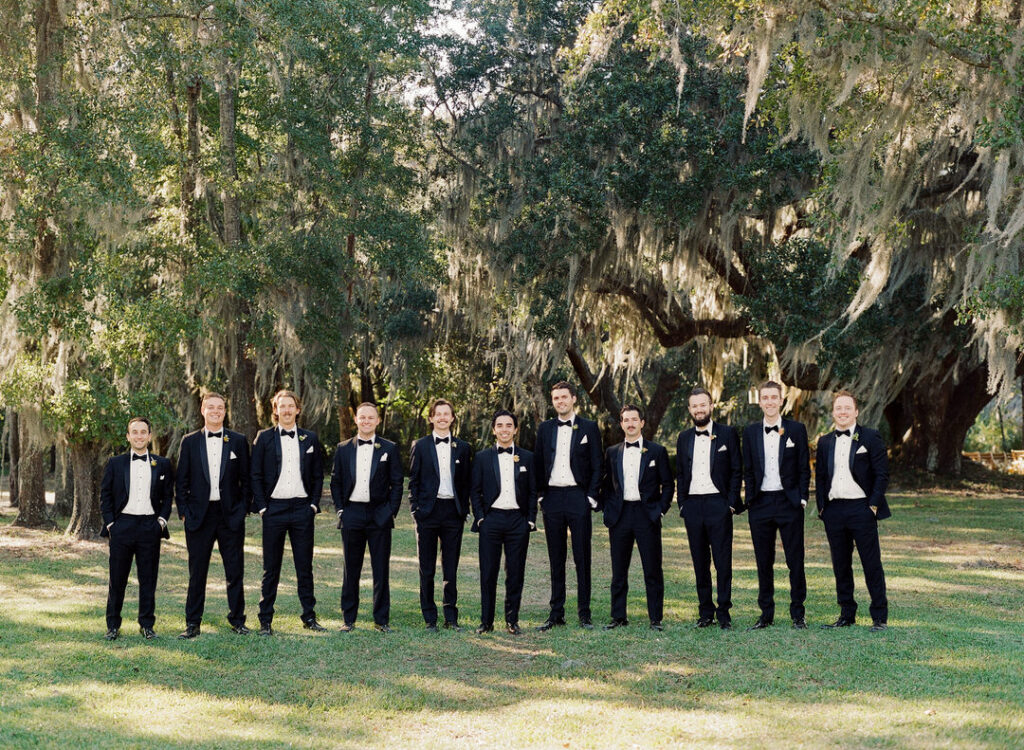 groom and groomsmen