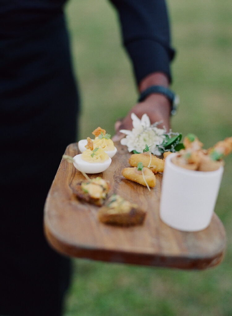 wedding reception food