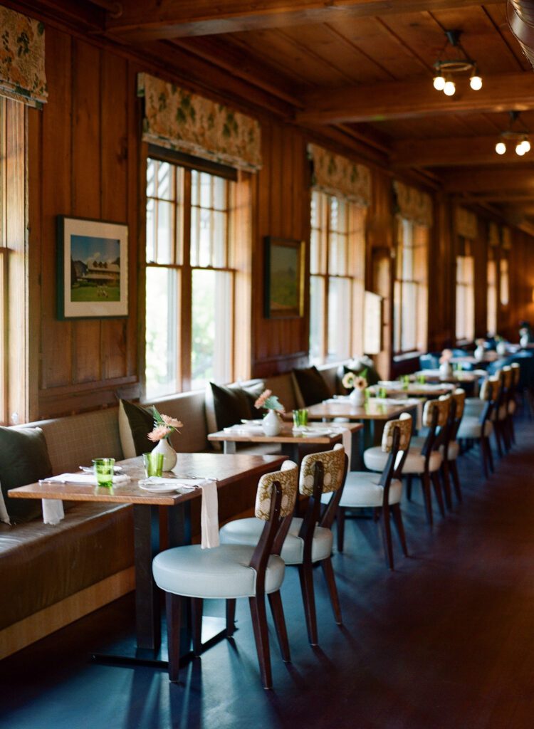 Dining room at the Inn at High Hampton